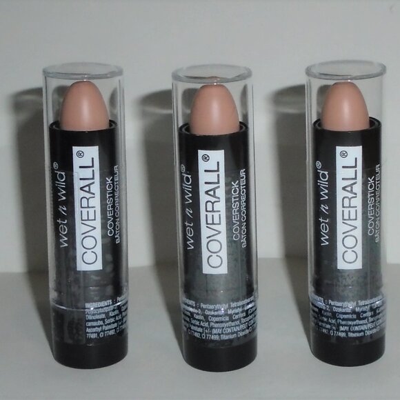 Wet n Wild CoverAll CoverStick 802 Medium *3 PACK* BRAND NEW SEALED - Picture 1 of 2